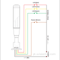 Luz da torre de sinal de LED com campainha